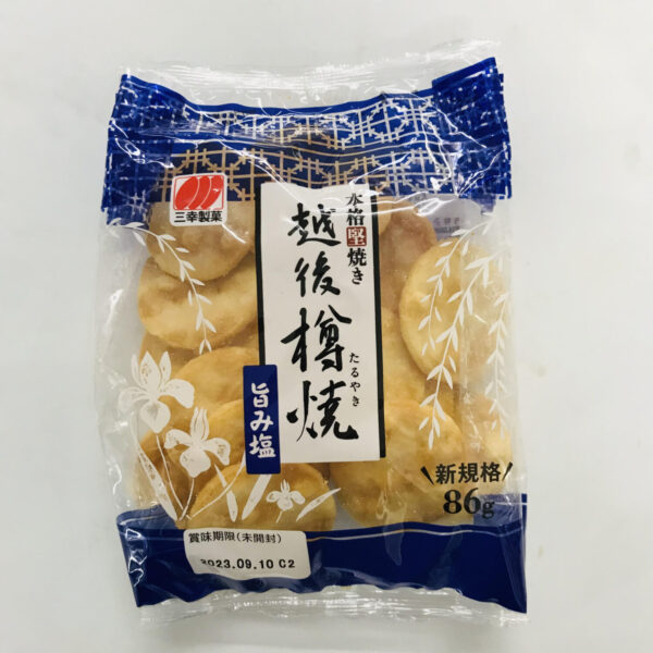 SANKO ECHIGO TARUYAKI UMAMI SIO 86G (RICE CRACKER SALT)
