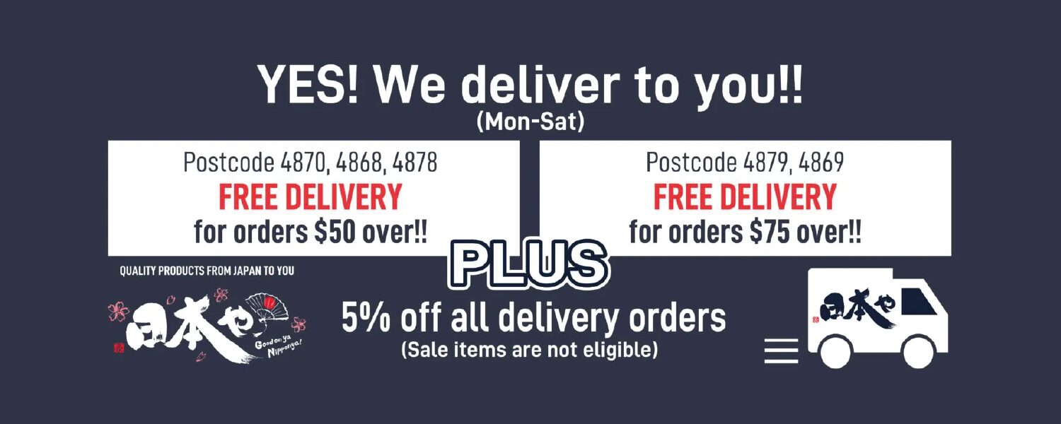 Delivery service from Nippon-ya Cairns
