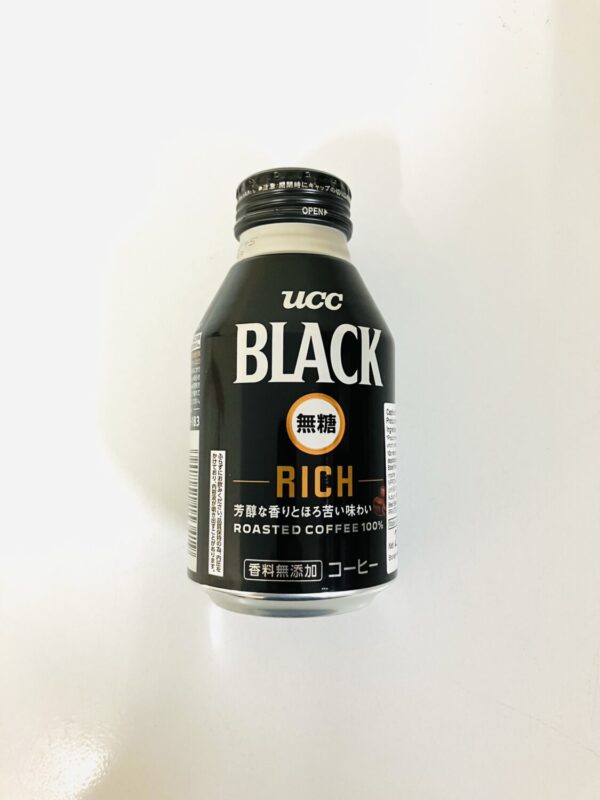 UCC CAN BLACK COFFEE NO SUGAR FULL BODY 275ML