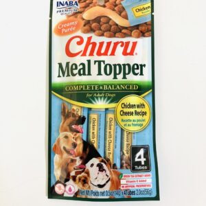 INABA DOG CHURU MEAL TOPPER (CHICKEN & CHEESE) 4P