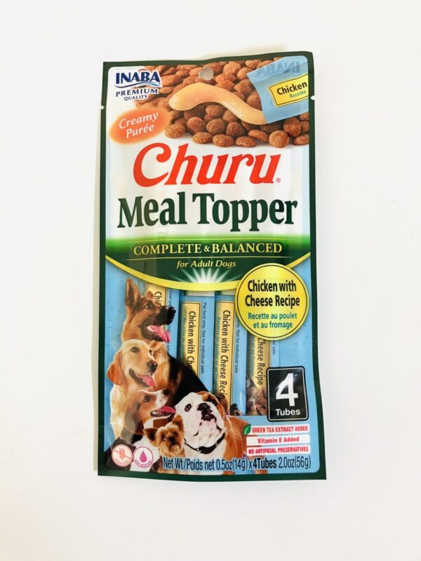 INABA DOG CHURU MEAL TOPPER (CHICKEN & CHEESE) 4P