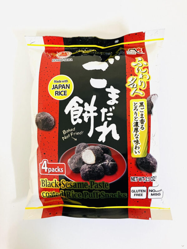 ECHIGO SEIKA FUNWARI MEIJIN GOMADARE 4P (RICE PUFF SNACK)