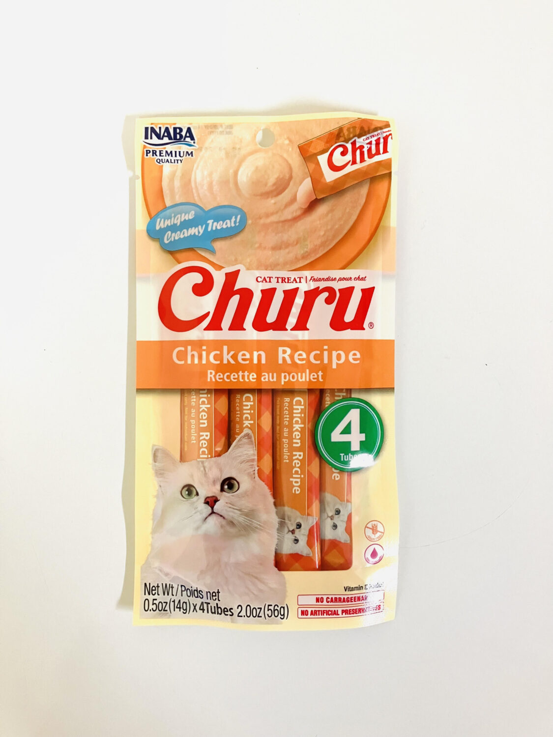 INABA CHURU CAT TREAT (CHICKEN RECIPE) 4P